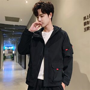 男连帽工装夹克外套 5032-1_1906P70图片