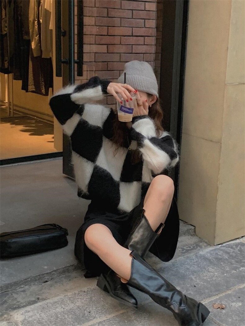 冬款毛衣，女装针织衫/毛衣，SIMNICE