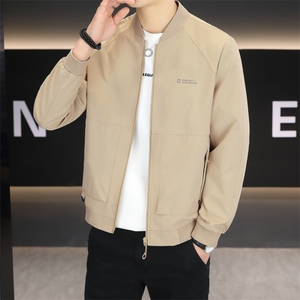 夹克男棒球领外套高品质型男商务休闲百搭青年夹克外套N9816-P120图片