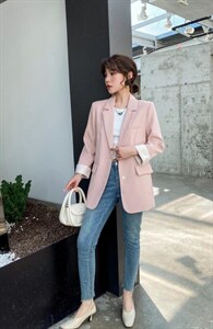 春款西装图片