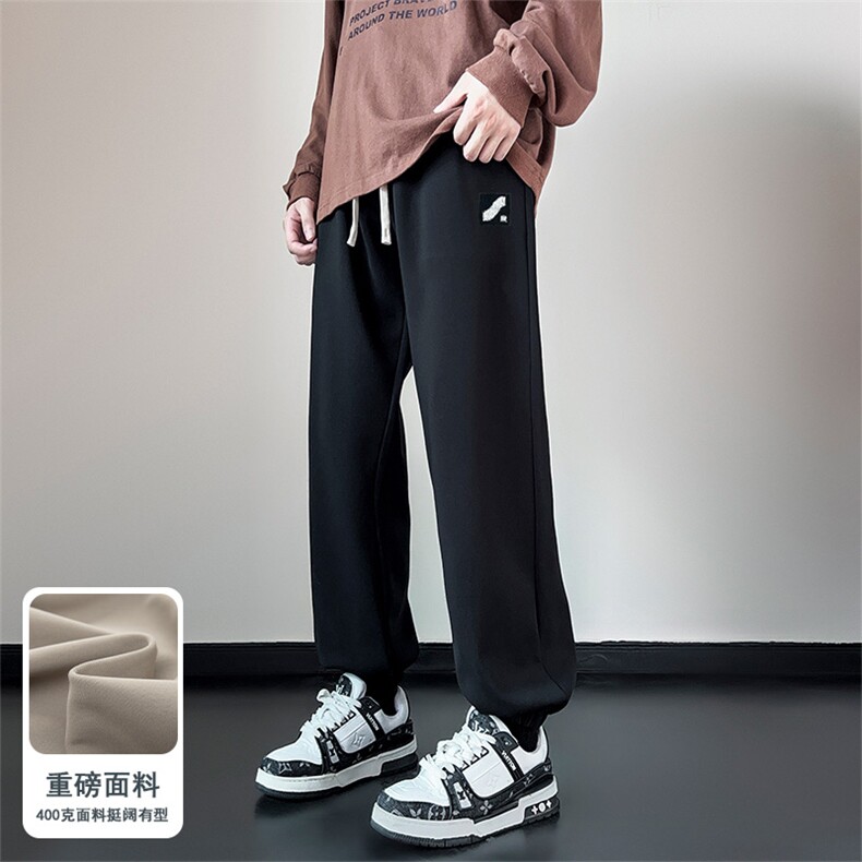 K02047-P50 秋季大码oversize束口卫裤休闲裤M-6XL图片