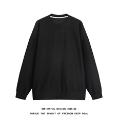 W107/P35春装新款现货卫衣男T恤潮流宽松圆领大码休闲外套ins潮，男装T恤，电商基地A050