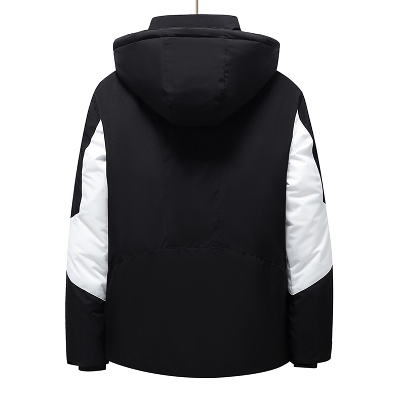 现货外贸侧飞图立领光板团体服班服宽松韩版情侣学生外套羽绒服,男装羽绒服,星座301D-5(原星座1415）