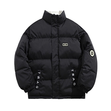 立领皮标棉衣棉服小牛津防水面料撞色棉袄面包服1609-P75量大有差，男装棉衣，星座207