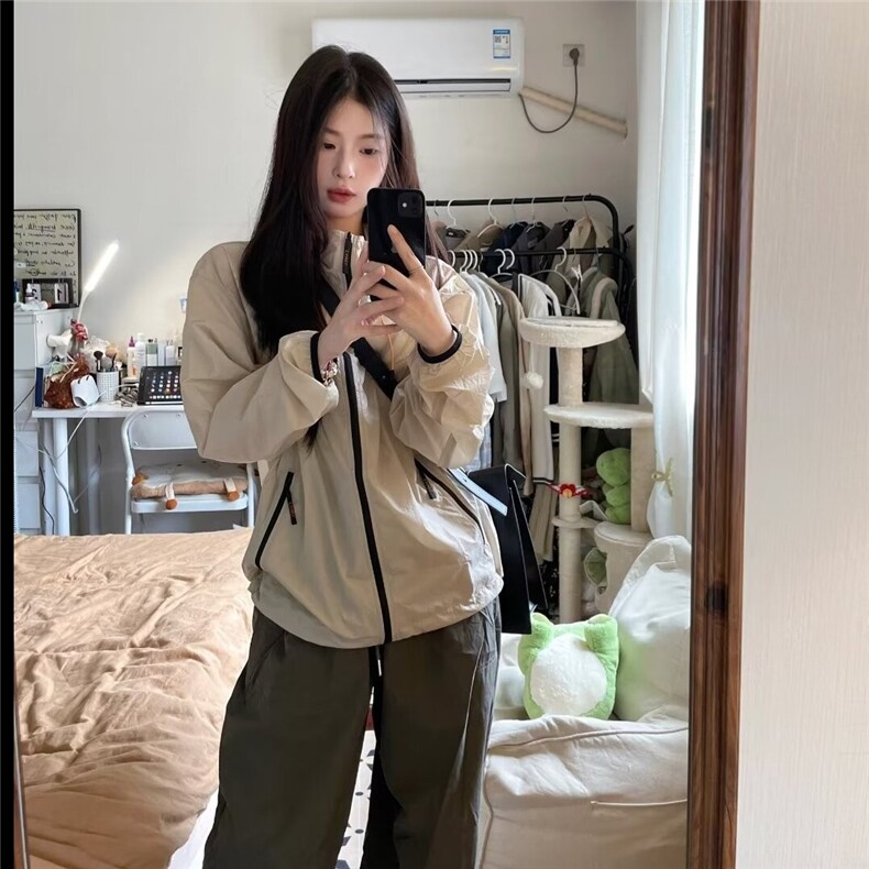 防晒衣女夏2025新款户外休闲运动防晒服轻薄透气防紫外线凉感外套,男装防晒衣,星座1210-1