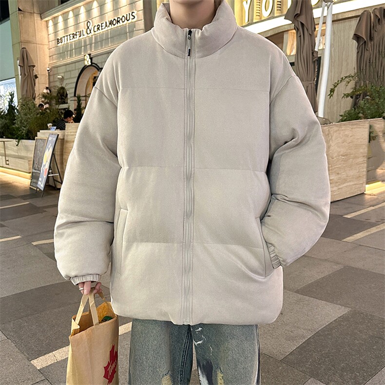 冬装跑量男士棉衣情户外情侣休闲加厚麂皮绒棉服,男装棉衣,电商A010