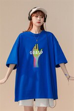中性夏季潮流GRASP印花情侣宽松百搭短袖T恤T1031P25控38，男装T恤，A247A