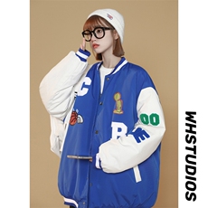 2025冬装开衫棒球服夹克棉衣棉服女棉袄情侣外套3331-P80控118，男装夹克，星座207