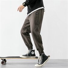 2021春秋季新款九分束脚裤子韩版休闲裤男潮流长裤DS877T，男装休闲裤，电商A102