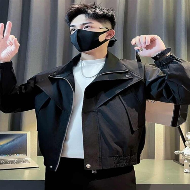 1506-1/JG641/P59外套男士时尚潮牌休闲痞帅春秋季短款工装夹克，男装夹克，星座1506-1