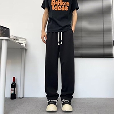 男款2025新款春秋潮流ins直筒休闲裤男士宽松百搭阔腿裤1239P36，男装休闲裤，星座410-2