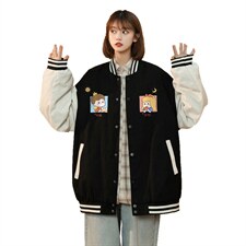 中性风春秋季情侣棒球服男女休闲夹克女时尚外套男BQF299-P50，男装夹克，电商B371