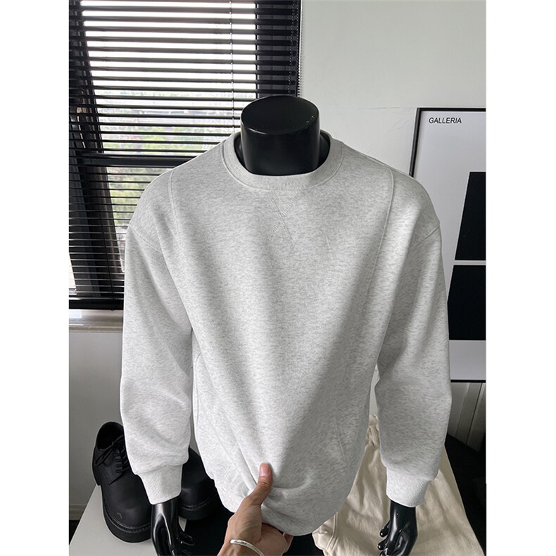 特批P38无差价秋季420g重磅华棉港风复古解构拼接大码卫衣男W5445，男装卫衣，电商A001-1