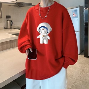 半高领毛衣男士大码针织衫男毛线衣男 M18233-P45 加绒款-P65图片