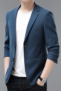 AH23165钱塘2020-3春季新款男士时尚西服简约休闲百搭外套P142图片