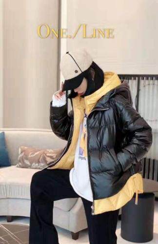 气质羽绒服，女装羽绒服，蓝芝衣秀