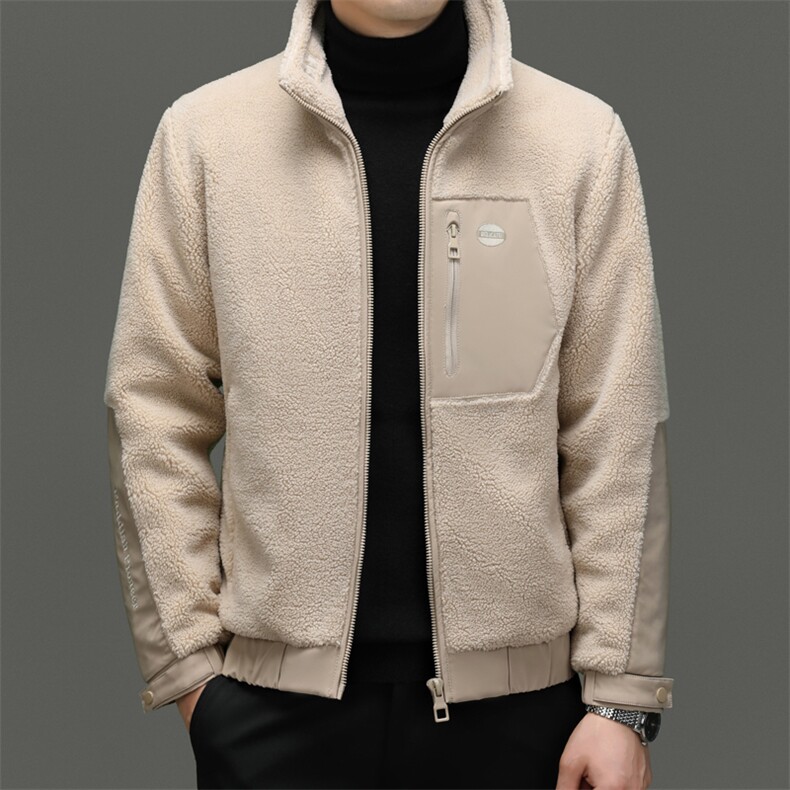 男装羽绒服YR2369继续2025冬现货雪*飞款式 摇粒绒羽绒服外套图片