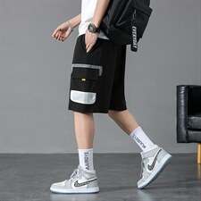 夏季短裤男五分裤工装口袋男潮流短裤A210-K905-P35，男装牛仔裤，星座210-3