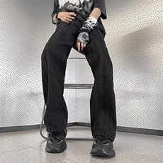 裤子高街水洗牛仔裤男拉链裤C952P45，男装牛仔裤，星座1116-2