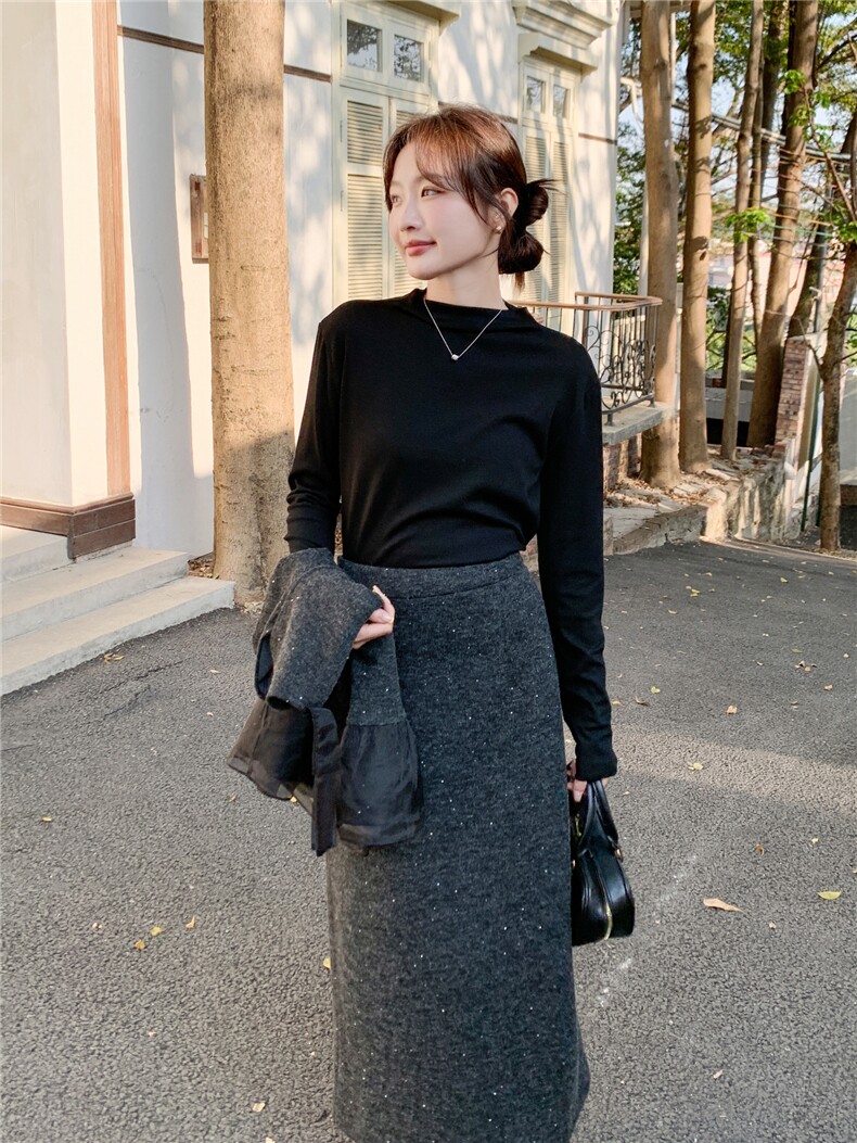 2026年春季新款高级感毛呢时尚套头马甲三件套装女气质套裙,女装套装/套裙,艾米莉亚