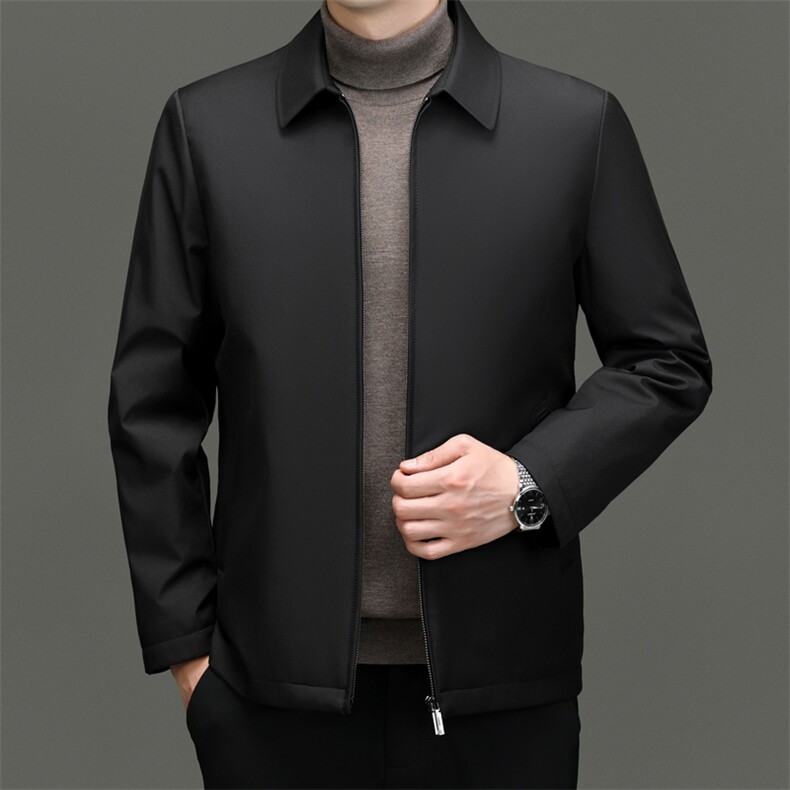 BN23793钱塘2020-2商务百搭冬季厚款中年男士90鹅绒羽绒服P205,男装羽绒服,钱塘207-2