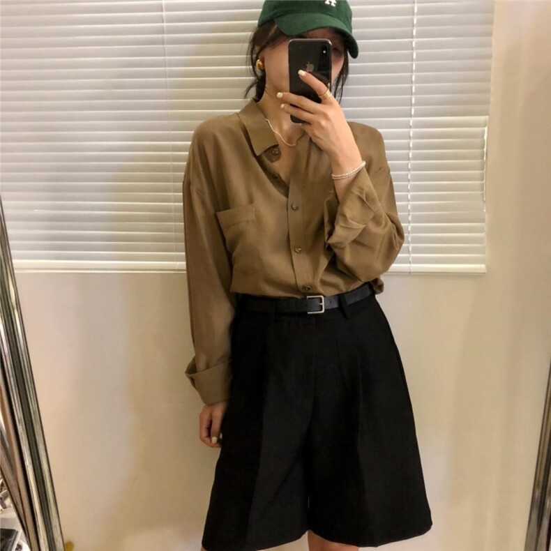 SW/2021秋冬新款衬衫，女装衬衫，雨木其