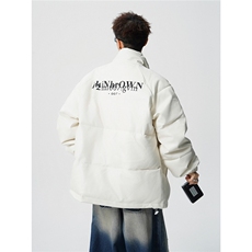 鳄鱼纹印花设计大码M-5XL手塞棉夹克PU皮棉服外套男8507P120控158，男装夹克，星座226-1