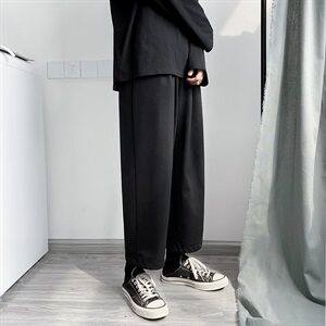 秋冬棉男士运动裤休闲长裤直筒加肥裤子宽松W/加绒40