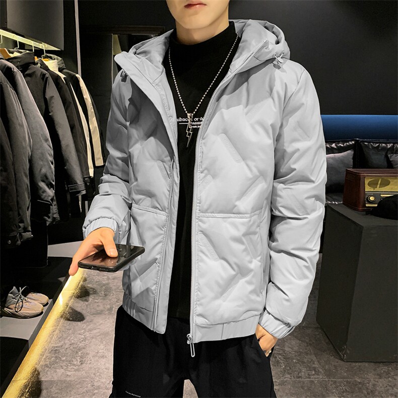 男士羽绒服 2020新品 潮牌连帽青年冬季外套DS575T图片
