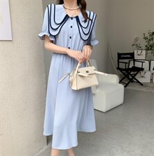 现货夏装减龄连衣裙，女装连衣裙，西子阁