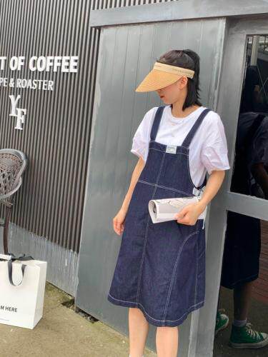 薄牛仔两件套，女装，卡笛琇