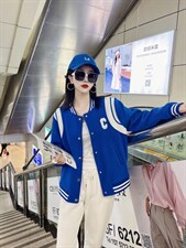 现货春季新款休闲字母外套，其它，摩登风暴