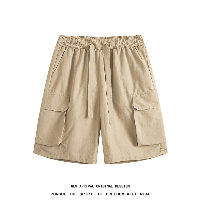 DK11 特P30 控58 品质保障！平铺 夏冰丝工装大口袋大码休闲短裤图片
