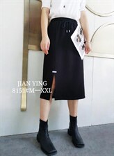 高品质双层织法百搭款针织半裙M一XXL，女装半身裙，简 影