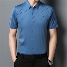 新款2023夏季男装上衣休闲百搭短袖宽松衬衫男士衬衣潮流，男装衬衫，电商B212（原钱塘6029）