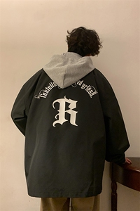 港风情侣装立领冲锋衣夹克男2025新款春秋季登山服外套JK6026-p78图片