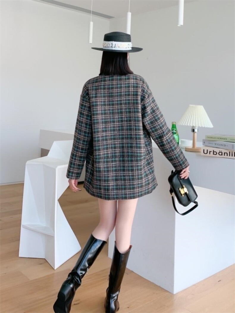 格子外套，其它，一家人