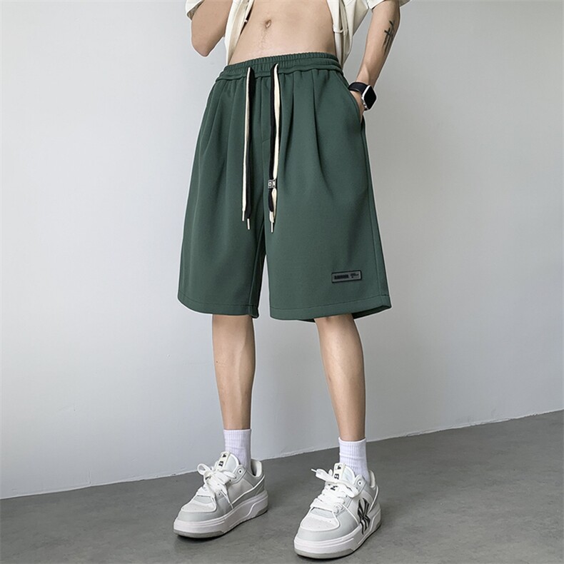 抖音直播品质主推宽松五分裤男短裤X416b-1-DK372-P45限58,男装牛仔裤,星座416B-1
