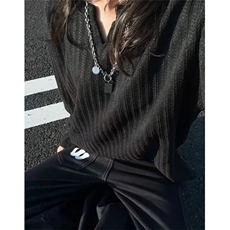 秋冬不规则T恤女长袖欧货性感交叉上衣修身洋气小衫TK11，男装T恤，星座1116A（原606A-3）