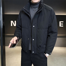 新标90绒店主风冬季男士休闲立领羽绒服短款保暖外套9108-P265，男装羽绒服，电商B338