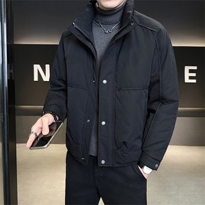 新标90绒 店主风冬季男士休闲立领羽绒服短款保暖外套9108-P265图片