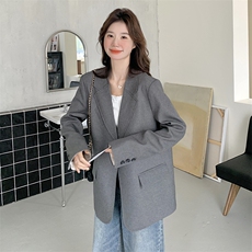 炸街减龄西装外套女2025春季新款英伦风宽松显瘦休闲小西服上衣潮，女装西装，浙宝069