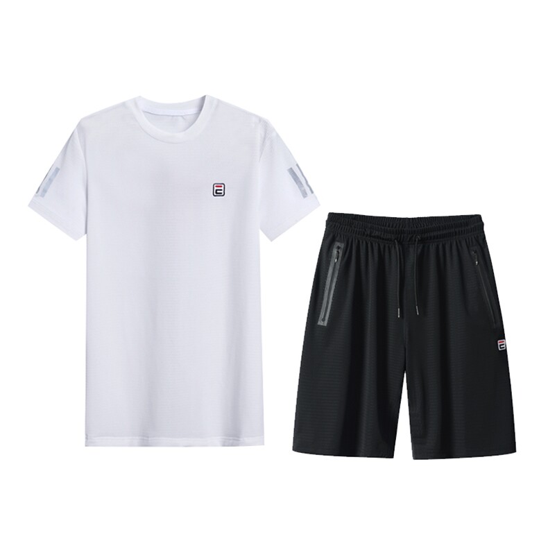 男夏装大码休闲运动套装冰丝网眼5032-1_L-4XLP805XL-9XLP90,男装休闲套装,星座1516-1