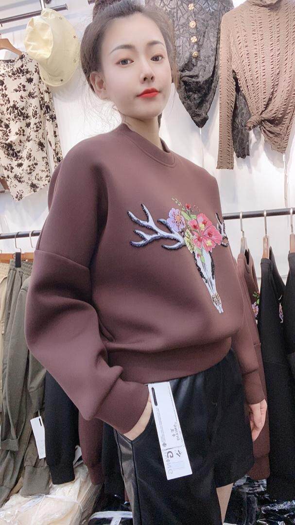 新款重工钉珠空气卫衣，女装卫衣/绒衫，帝瀛 DY