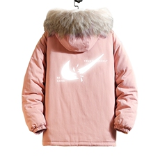 MM48111-P130冬季大毛领衣男士大码加厚袄男服砖墙挂拍，男装棉衣，电商A040A