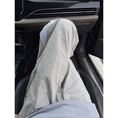 B221美式ins高街暗黑纯色网状拉链休闲裤LK24211-特P38控68，男装休闲裤，电商B221
