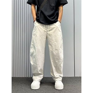 网图现货夏季新款直筒男潮流百搭休闲裤宽松哈伦裤RY232-P50图片