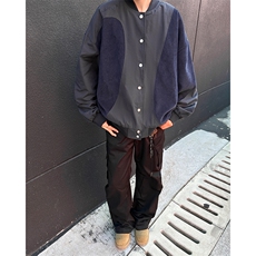 秋季新款港风日系原版灯芯绒拼接双层立领夹克外套男JK1390-P58，男装夹克，星座313A(原308A-2)