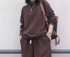 华夫格简约经典卫衣，女装卫衣/绒衫，1+1 MAIN ROAD