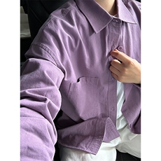 100%棉纯棉衬衫成衣水洗休闲衬衫男女宽松纯色衬衣GC27-P45，男装衬衫，星座301C-5